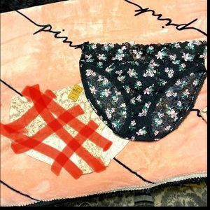 ❣️☆BOTH SOLD☆❣️ ~NWT- SZ~XXL Victoria’s Secret Black Lace Underwear